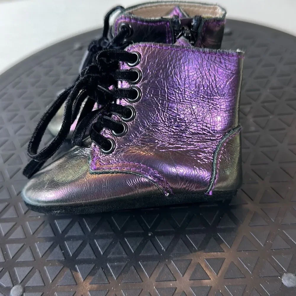 SPELLBOUND Purple Boots Infant size 2